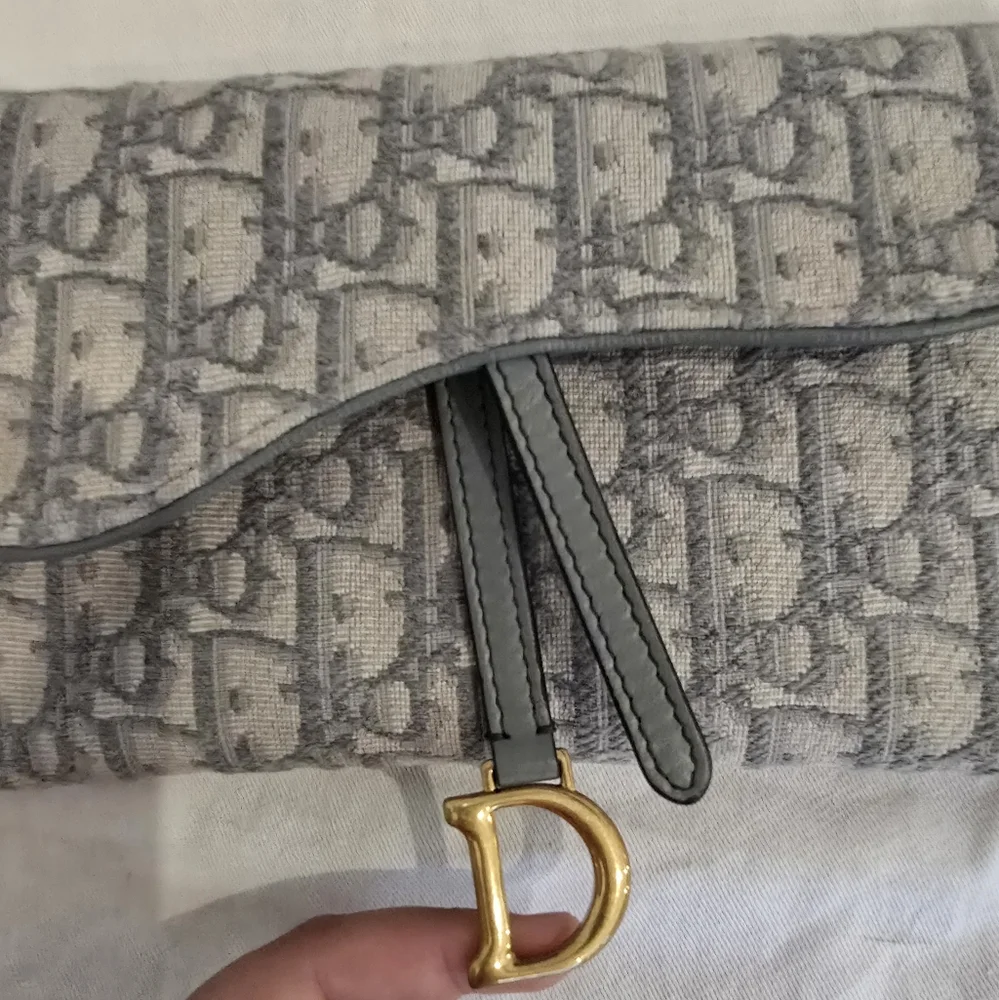 Dior Gray Saddle Crossbody Bag - Picture 13 of 13